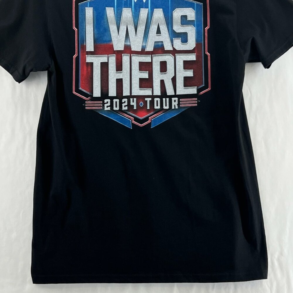 WWE I Was There France 2024 Tour Graphic T-Shirt Mens M Crewneck Pullover Black - Picture 7 of 10